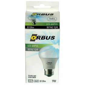 Orbus Beyaz Işık E27 Duy 9 Watt Led Ampul