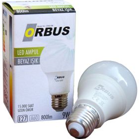 Orbus Beyaz Işık E27 Duy 9 Watt Led Ampul