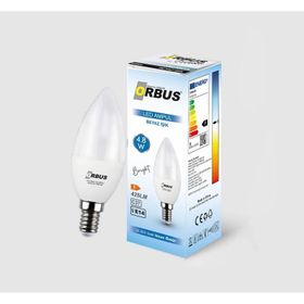 Orbus Bright 4.8W Beyaz Işık E14 425LM Led Ampul