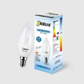 Orbus Bright 4.8W Beyaz Işık E14 425LM Led Ampul