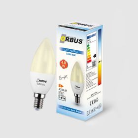 Orbus Bright 4.8W Sarı Işık E14 425LM Led Ampul