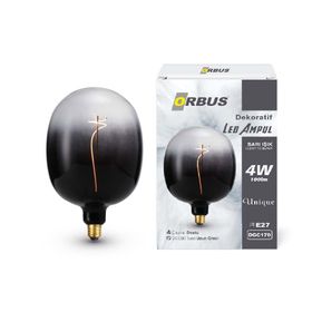 Orbus Clear To Black 4W 100lM DGC170 Dekoratif Led Ampul