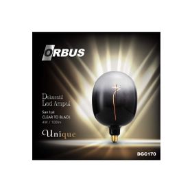 Orbus Clear To Black 4W 100lM DGC170 Dekoratif Led Ampul