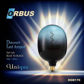 Orbus DGB170 Blue to Black 4W 50LM Dekoratif Led Ampul