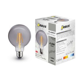 Orbus Globe GS95 4.8W Smoky 360lM Sari Işık Ampul