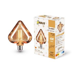 Orbus Kalp Amber E27 360LM Filament Led Ampul