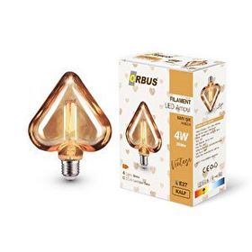 Orbus Kalp Amber E27 360LM Filament Led Ampul
