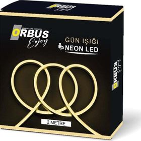 Orbus Neon 3000K Gün Işığı 2 mt USB'li Şerit Led