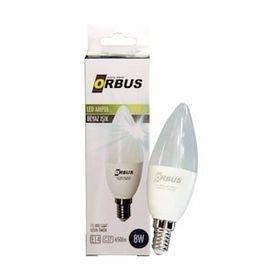 Orbus ORB-8W C37 E14 650 LMN 8 Watt Beyaz Tasarruflu Ampul