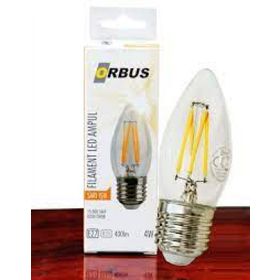 Orbus Orb-B36 4 W E27 400 Lm Sarı Işık Ampul