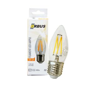 Orbus Orb-B36 4 W E27 400 Lm Sarı Işık Ampul
