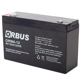 Orbus ORB6-12 6V 12 AH 150x50x94 MM Akü