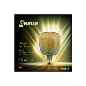 Orbus Yellow to Green 4W 280LM TYG140 Dekoratif Led Ampul