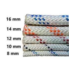 Orca İnşaat Gemici İş Güvenliği Çapa İpi 8 mm 50 m İskota Halat
