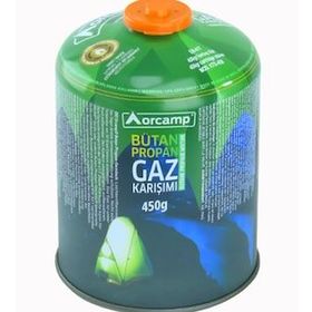 Orcamp 1410 Kts 450 gr Vidalı Kartuş Bütan Propan Karışımı Gaz Tüpü
