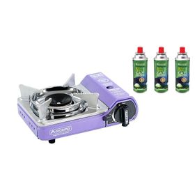 Orcamp CK-506 227 gr 3 Adet Tekli Mini Portatif Ocak Plastik Çantalı Kartuş Gaz