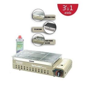 Orcamp CK-507 Altın Bej Dumansız Izgara Ocak