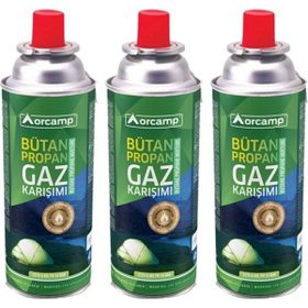 Orcamp KTS-227 227 gr 3'lü Gaz Kartuş Seti