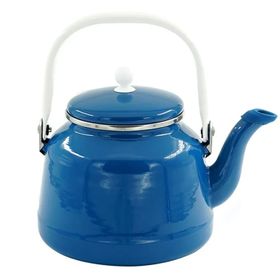 Orcamp OUT-1551 Kırmızı Retro Emaye Kamp Çaydanlığı