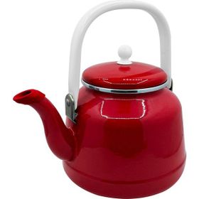 Orcamp OUT-1551 Kırmızı Retro Emaye Kamp Çaydanlığı