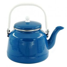 Orcamp OUT-1551 Mavi Retro Emaye Kamp Çaydanlığı