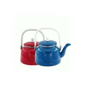 Orcamp OUT-1551 Mavi Retro Emaye Kamp Çaydanlığı