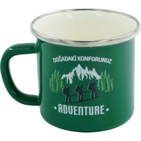 Orcamp OUT-1900 Hardal Adventure Retro Emaye Kupa Bardak
