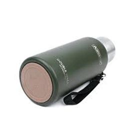 Orcamp OUT-5100 1.5 lt Yeşil Çelik Termos+OUT-1800 Orcamp Katlanır Saplı Karavan 330 ml Çelik Kupa