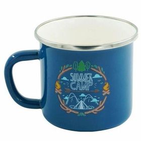Orcamp Retro Emaye Adventure 2 330 cc Mavi Kupa Bardak