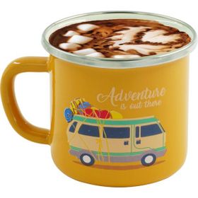 Orcamp Retro Emaye Adventure 2 330 cc Sarı Kupa Bardak
