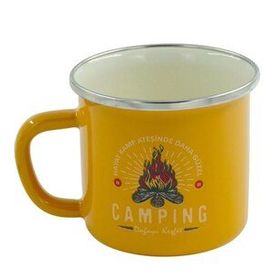 Orcamp Retro Emaye Adventure 2 330 cc Sarı Kupa Bardak