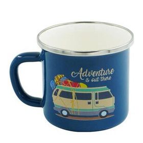 Orcamp Retro Emaye Adventure 330 cc Mavi Kupa Bardak