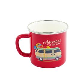Orcamp Retro Emaye Camping 330 cc Yeşil Kupa Bardak