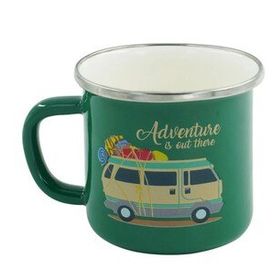 Orcamp Retro Emaye Summer Camp 330 cc Yeşil Kupa Bardak