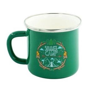 Orcamp Retro Emaye Summer Camp 330 cc Yeşil Kupa Bardak