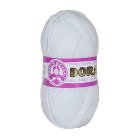 Ören Bayan 000 Beyaz 100 gr Dora El Örgü İpi Yünü