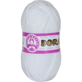 Ören Bayan 000 Beyaz 100 gr Dora El Örgü İpi Yünü