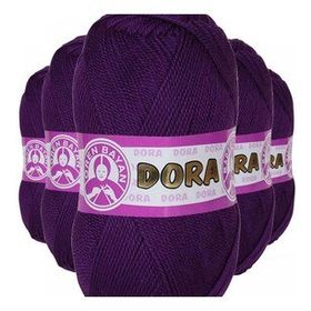 Ören Bayan 043 Mor 5 Adet 100 gr Dora El Örgü İpi Yünü