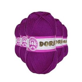 Ören Bayan 047 Mor 5 Adet 100 gr Dora El Örgü İpi Yünü