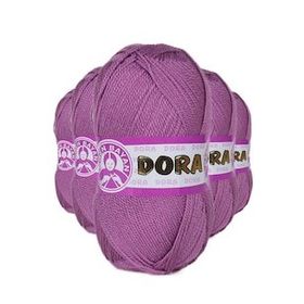 Ören Bayan 050 Eflatun 5 Adet 100 gr Dora El Örgü İpi Yünü