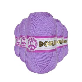 Ören Bayan 056 Lila 5 Adet 100 gr Dora El Örgü İpi Yünü