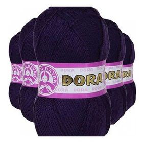 Ören Bayan 060 Koyu Mor 5 Adet 100 gr Dora El Örgü İpi Yünü