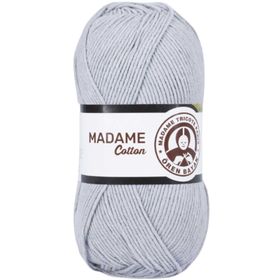 Ören Bayan 100 gr 001 Gri Madame Cotton El Örgü İpi Yünü