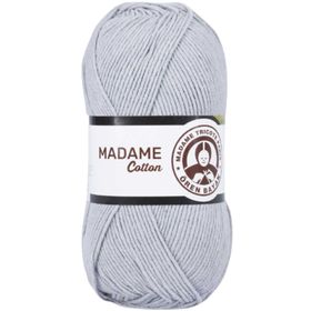 Ören Bayan 100 gr 001 Gri Madame Cotton El Örgü İpi Yünü