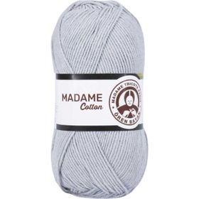 Ören Bayan 100 gr 001 Gri Madame Cotton El Örgü İpi Yünü