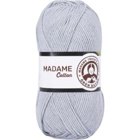 Ören Bayan 100 gr 001 Gri Madame Cotton El Örgü İpi Yünü