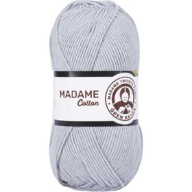 Ören Bayan 100 gr 001 Gri Madame Cotton El Örgü İpi Yünü