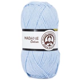 Ören Bayan 100 gr 014 Bebe Mavi Madame Cotton El Örgü İpi Yünü