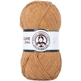 Ören Bayan 100 gr 036 Hardal Madame Cotton El Örgü İpi Yünü