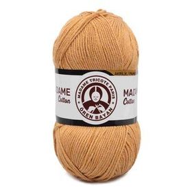 Ören Bayan 100 gr 036 Hardal Madame Cotton El Örgü İpi Yünü